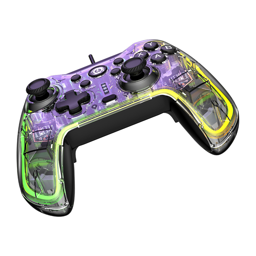 Геймпад Canyon GPW-02 Brighter Wireless RGB 5in1 iOS/Nintendo Crystal (CND-GPW02) - изображение 2