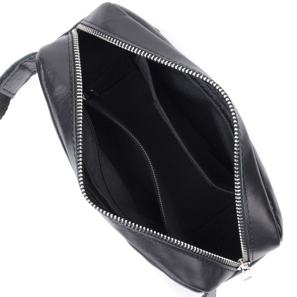 Сумка Shvigel З натуральної шкіри Чорна (22825) - зображення 7