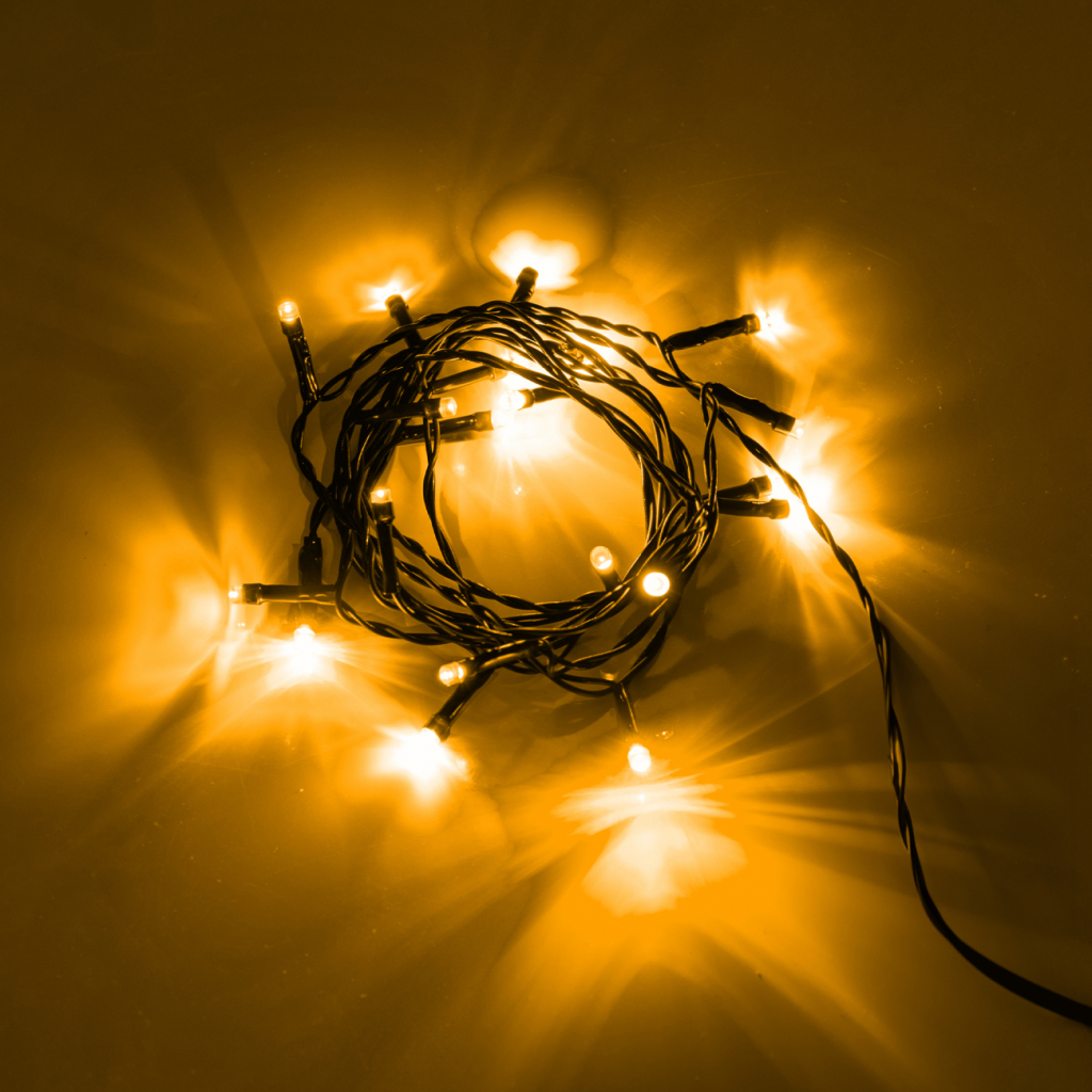 Гірлянда YES! Fun Вулична 41 LED Тепло-біла 2.8 м Статична Таймер На батарейках (975061) - зображення 3