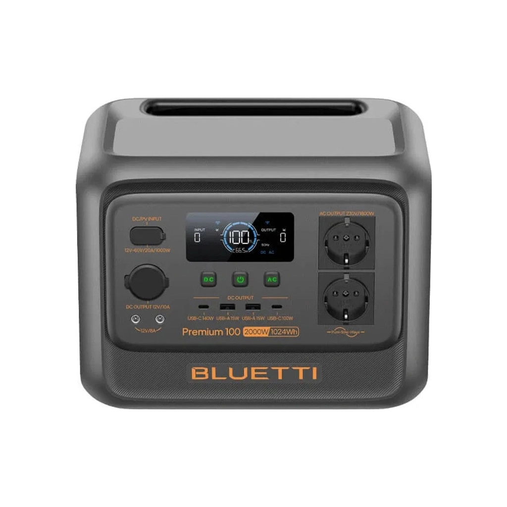 Зарядна станція BLUETTI Premium 100 V2 2000W 1024Wh (PR100V2) - зображення 5