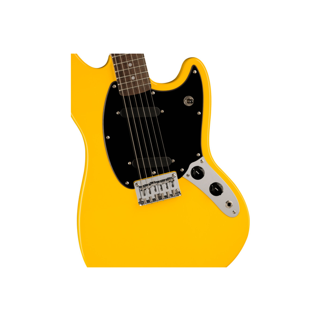 Електрогітара Squier by Fender Sonic Mustang LRL BPG Grafity Yellow (236361) - зображення 4