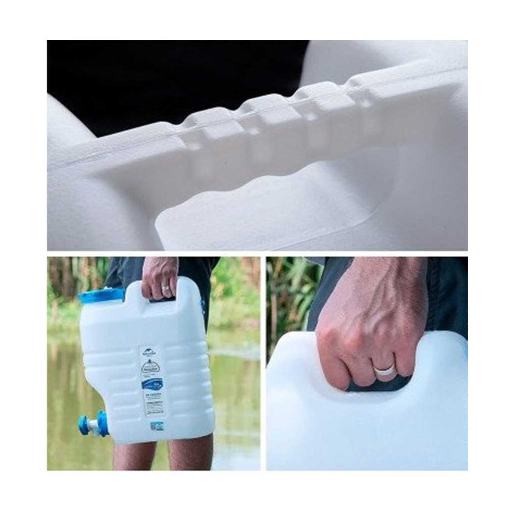 Каністра для води Naturehike BPA Free NH16S024-T White 12 л (6927595721650) - зображення 2