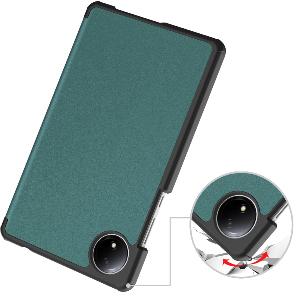 Чохол до планшета BeCover Smart Case Xiaomi Redmi Pad SE 8.7" Dark Green (711906) - зображення 4