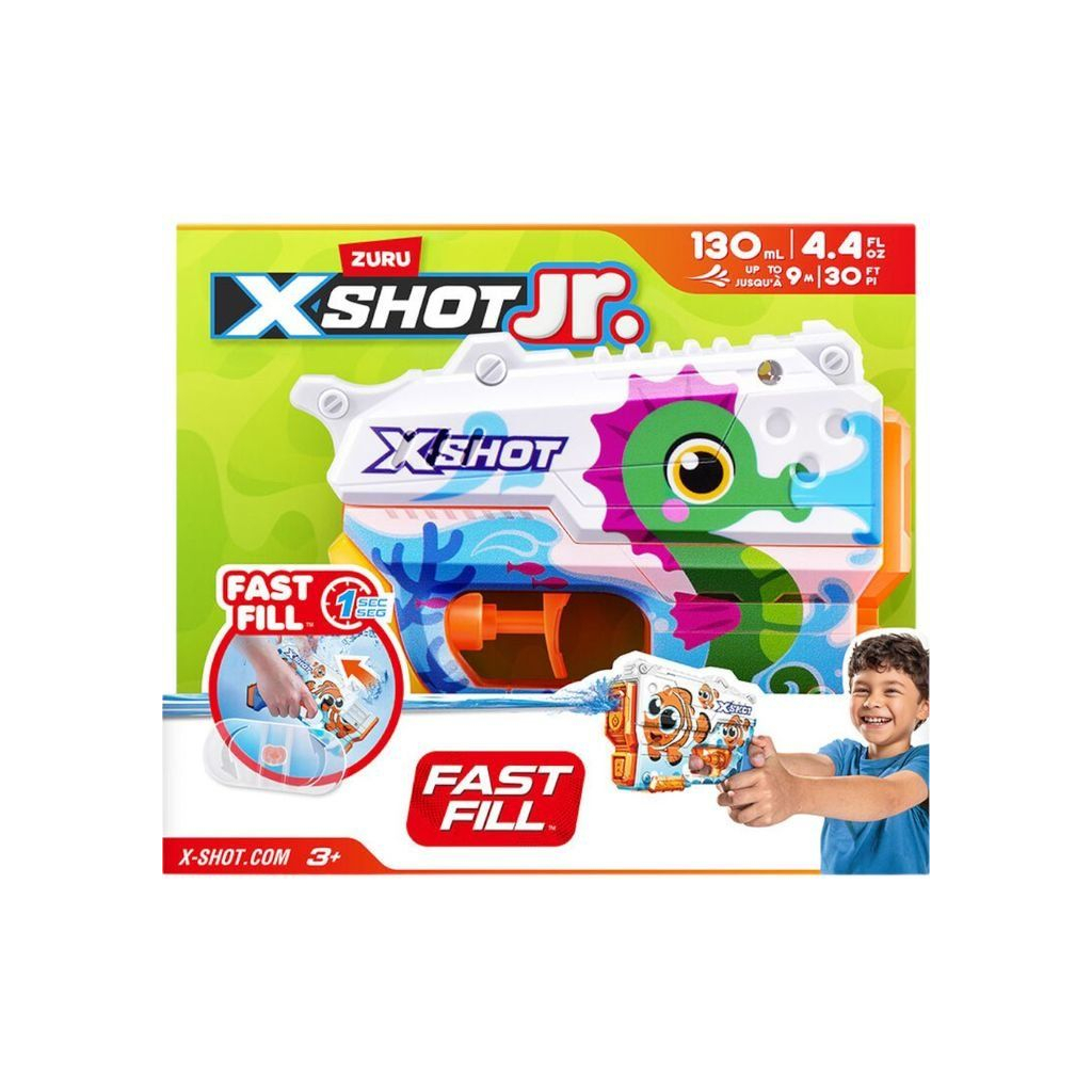 Іграшкова зброя Zuru X-Shot Водний бластер Junior Fast-Fill Морський коник (118143D) - зображення 4