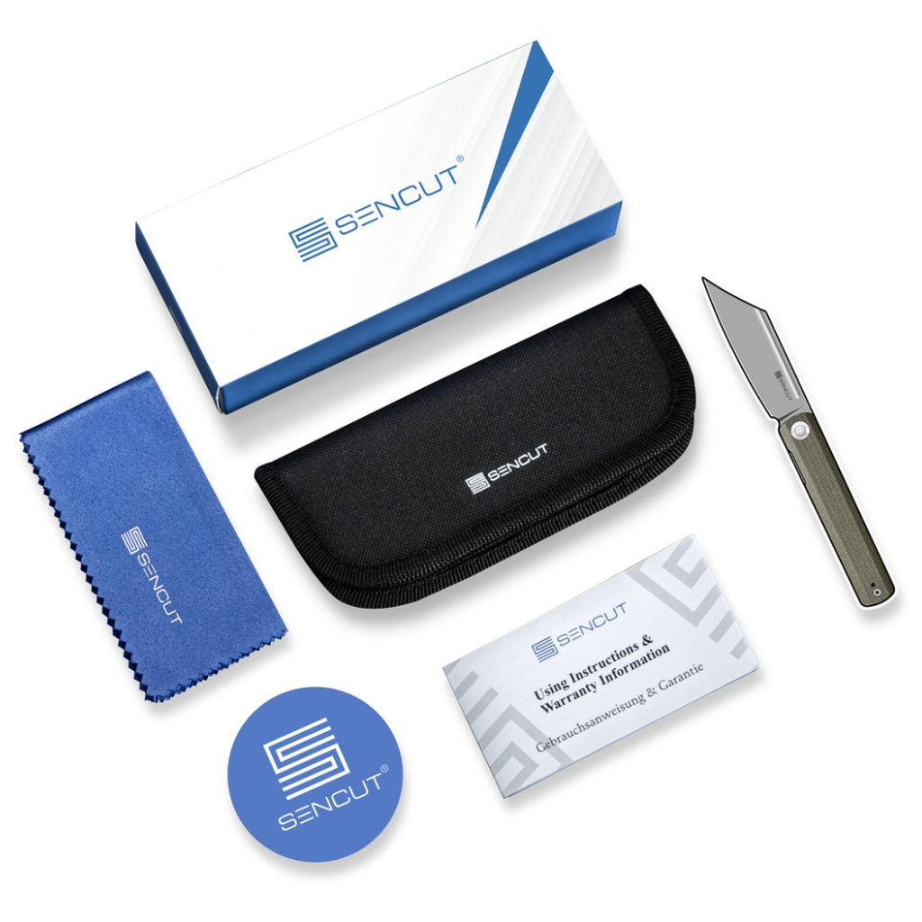 Ніж Sencut ArcBlast, Blue Aluminum, Satin (S22043B-3) - зображення 8