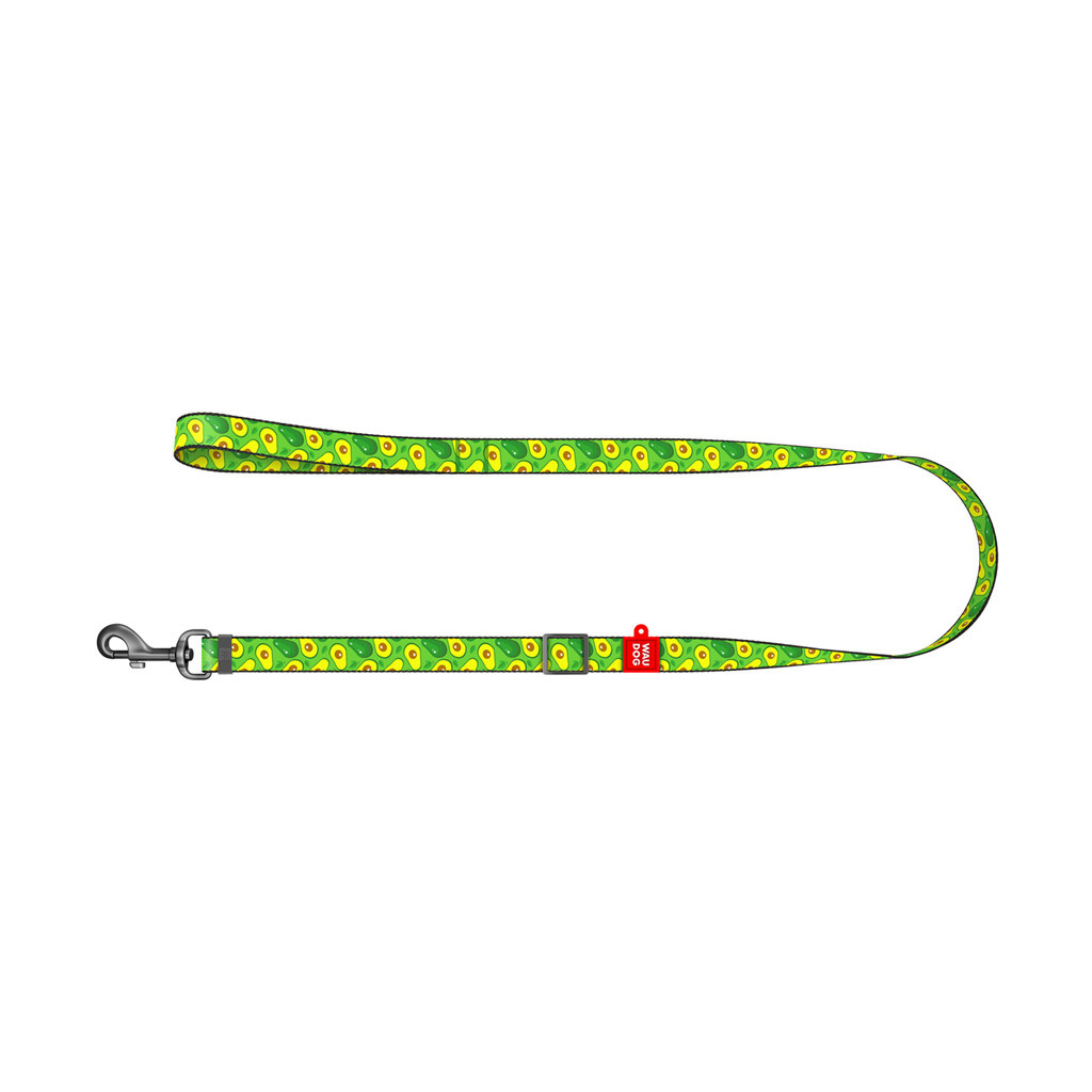 Повідець для собак WAUDOG Nylon "Авокадо" регульований M Ш 20 мм Д 152-183 см (5318) - зображення 2