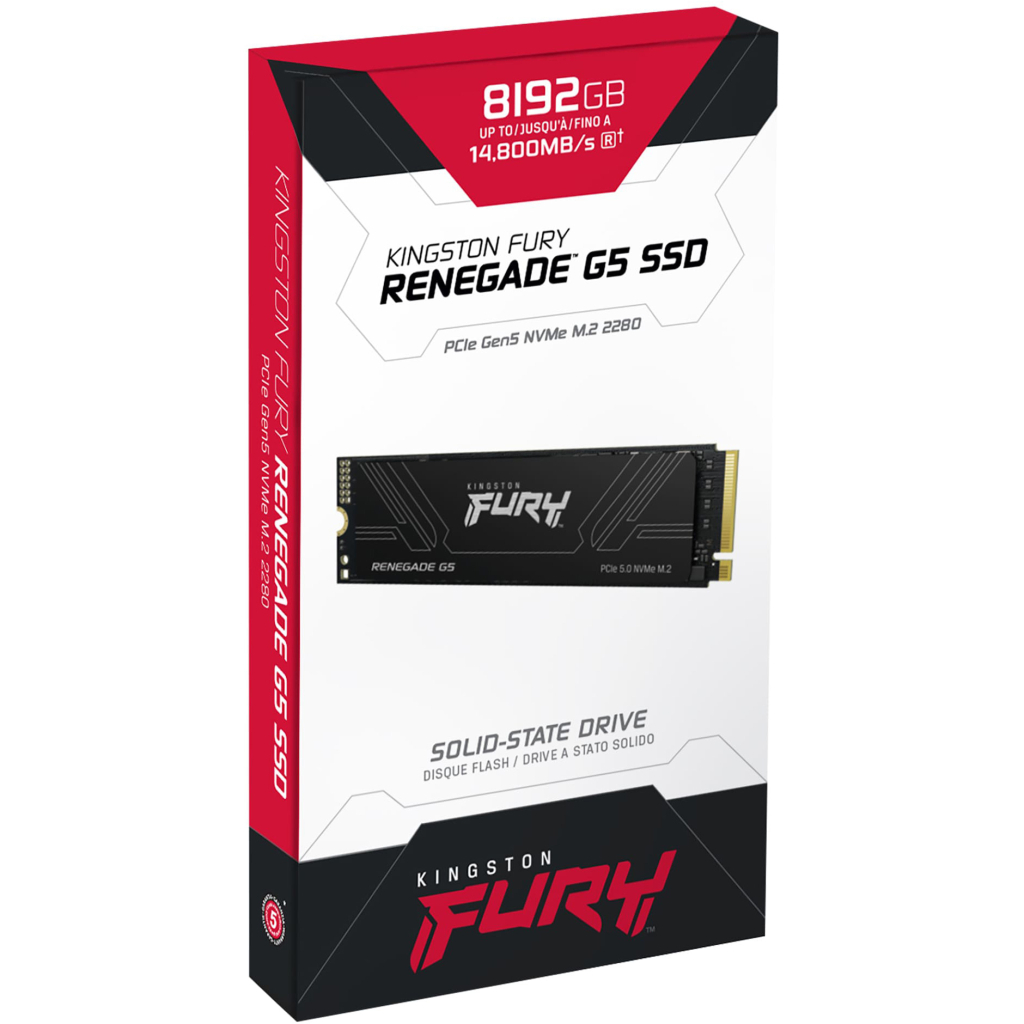 Накопичувач SSD M.2 2280 8TB FURY Renegade G5 Kingston (SFYR2D/8T1) - зображення 4