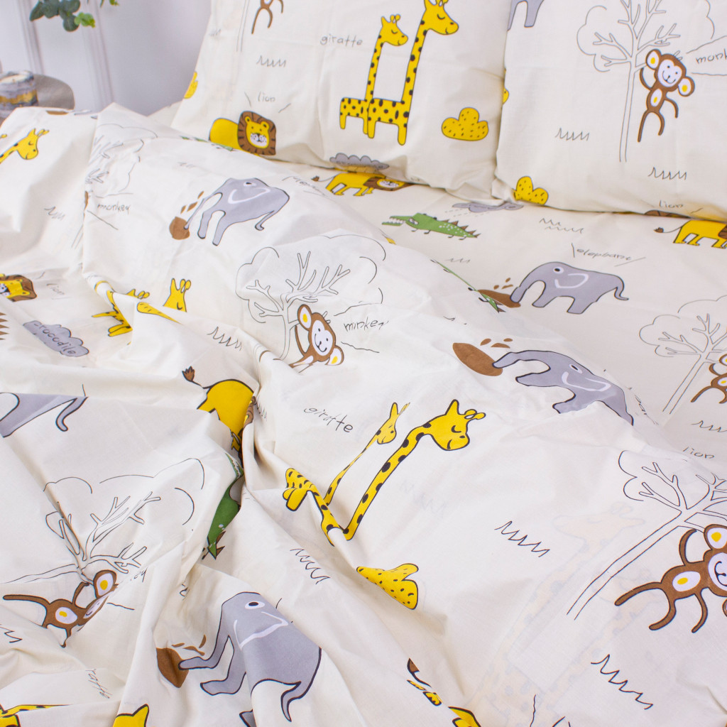 Простирадло MirSon Бязь 17-0132 Lion King 220x240 см (2200005590638) - изображение 2