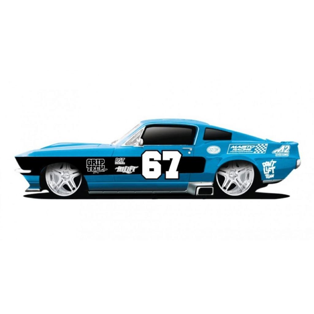 Машина Maisto 1967 Ford Mustang GT синій. Світло і звук (1:24) (81223 met. blue) - зображення 2