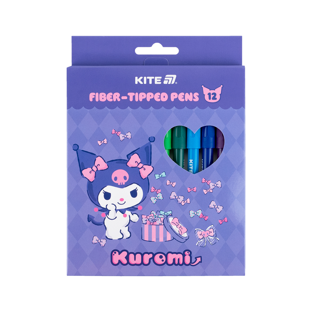 Фломастери Kite Kuromi 12 кольорів (HK25-447-2) - зображення 1