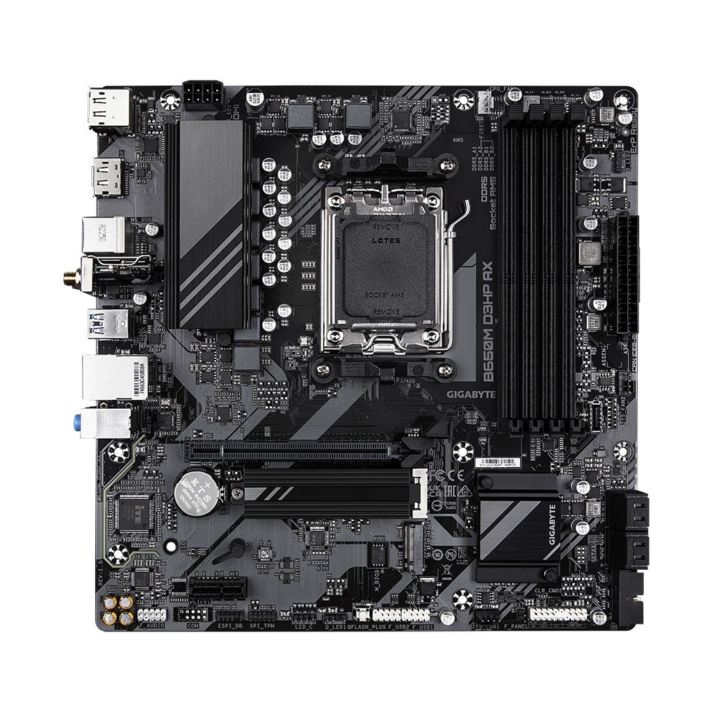 Материнська плата GIGABYTE B650M D3HP AX - зображення 1