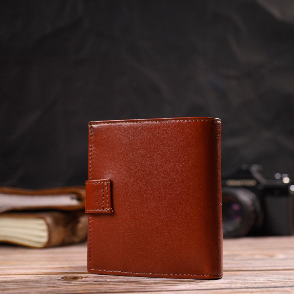 Гаманець Canpellini З натуральної шкіри Коричневий (21743) - зображення 10