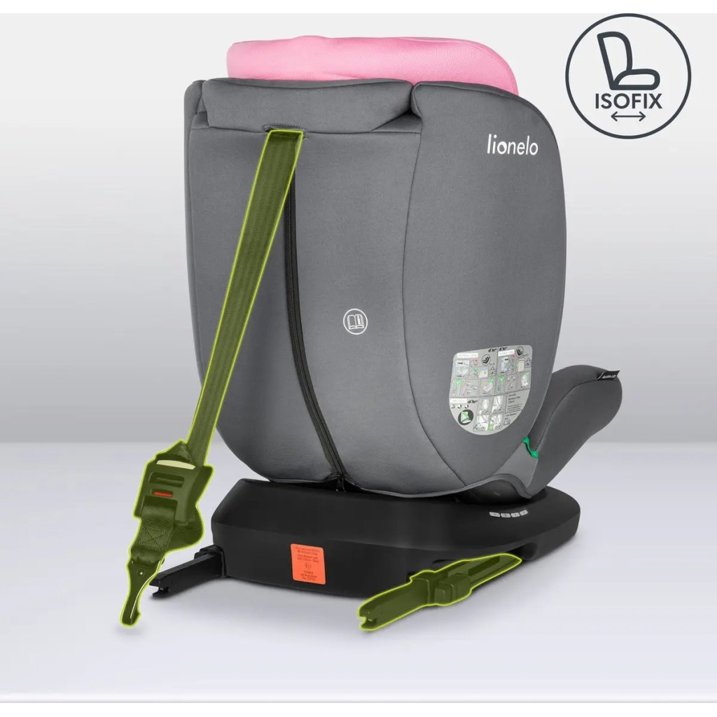 Автокрісло Lionelo Bastiaan i-Size Pink Baby, рожеве (LO-BASTIAAN I-SIZE PINK BABY) - зображення 10