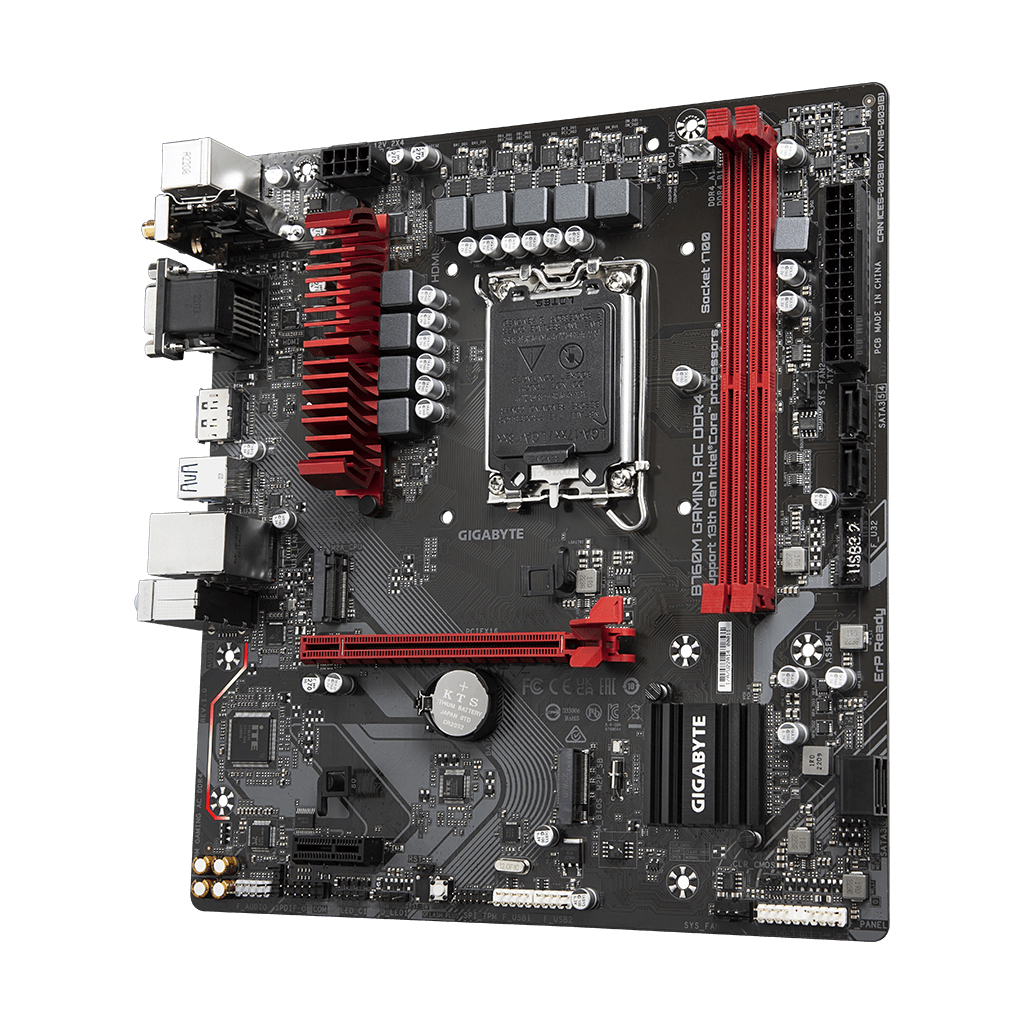 Материнська плата GIGABYTE B760M GAMING AC DDR4 - зображення 3