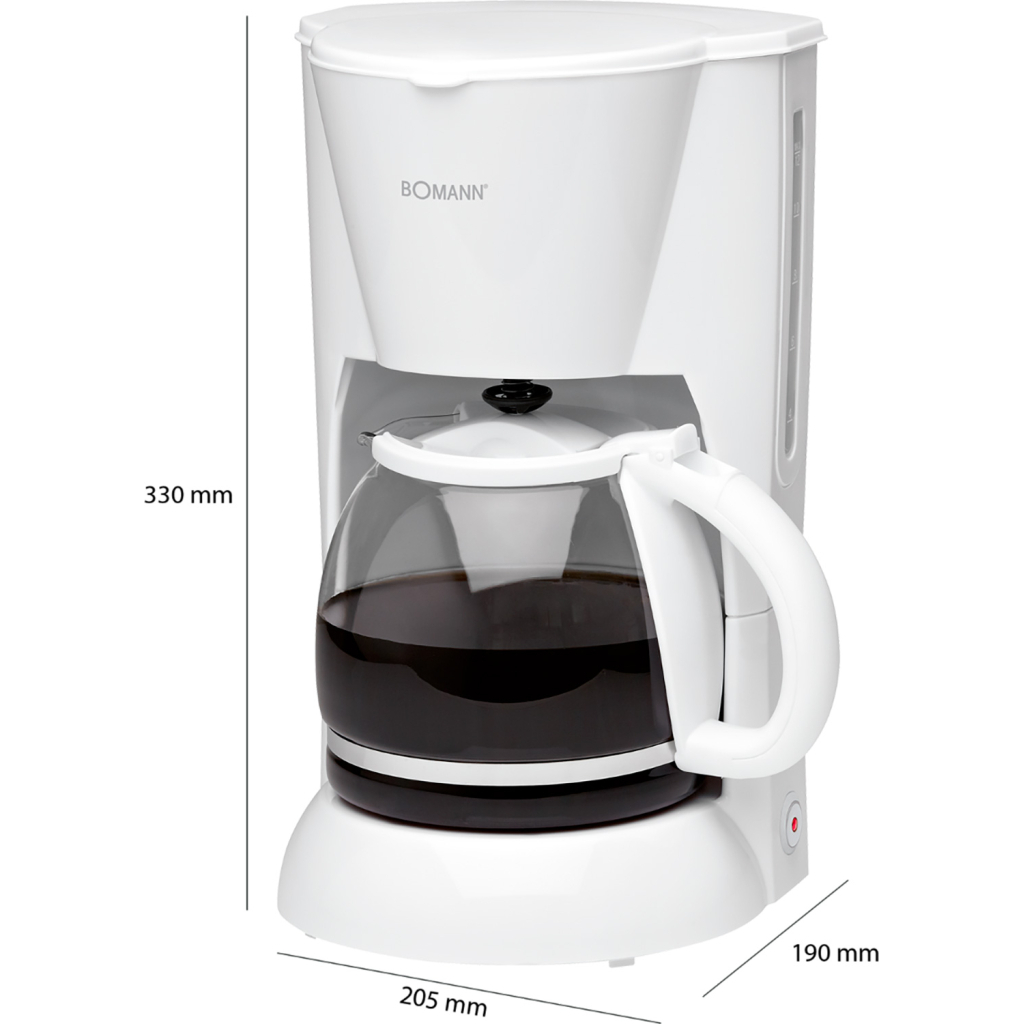 Крапельна кавоварка Bomann КА 183 CB white (КА183CB white) - зображення 2