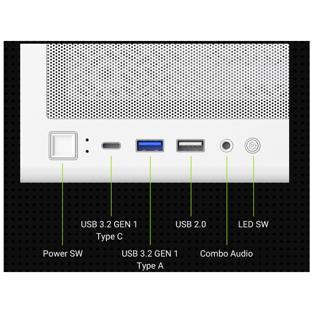 Корпус для ПК Gamemax AERIS 330 GW - зображення 9