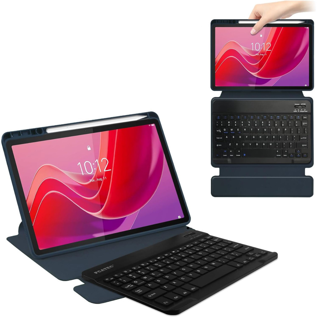 Чохол до планшета BeCover Keyboard 360° Rotatable Lenovo Tab M11 (2024) TB-TB330FU/Xiaoxin Pad 11 (2024) 11" Deep Blue (711075) - зображення 2