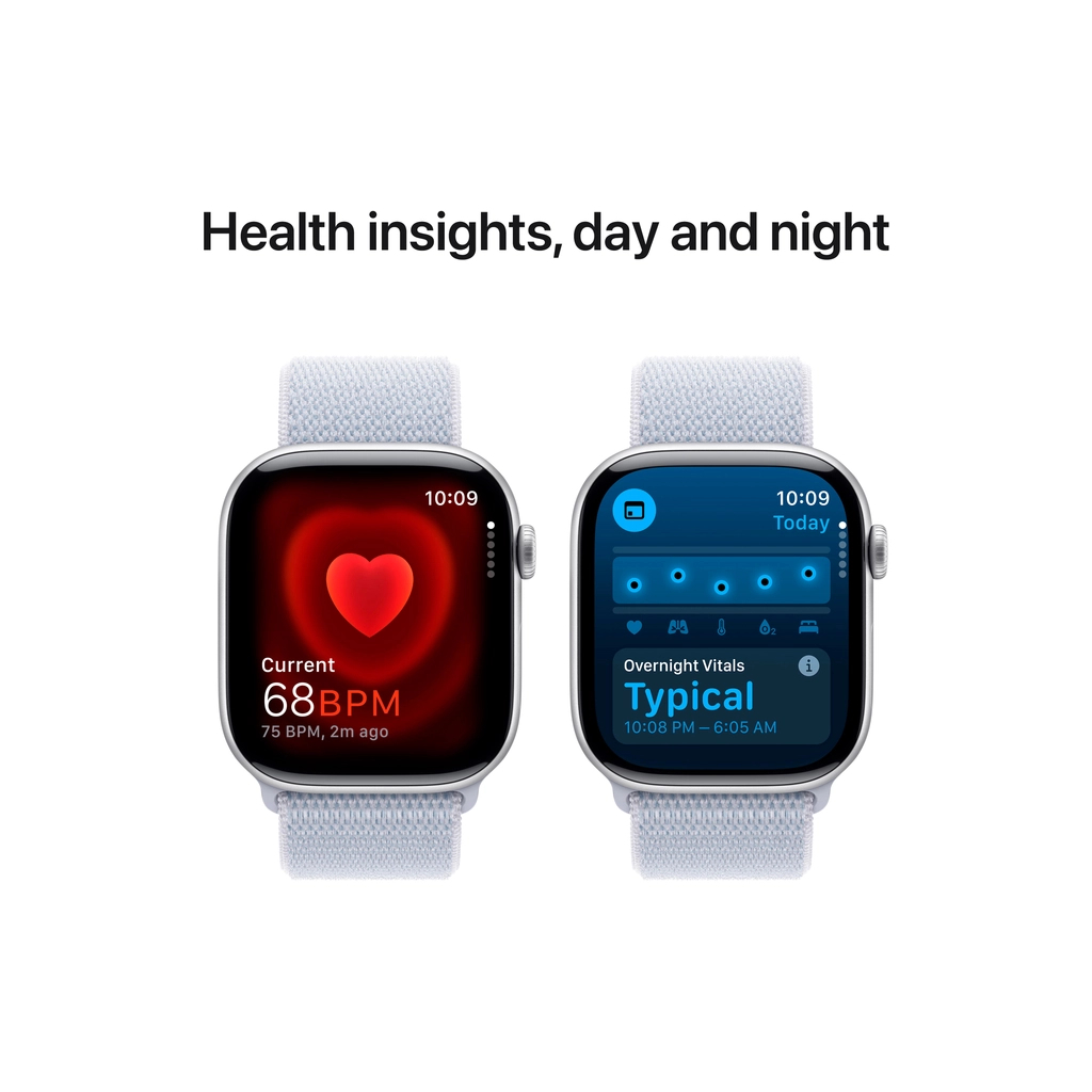 Смарт-годинник Apple Watch Series 10 GPS 46mm Silver Aluminium Case with Blue Cloud Sport Loop (MWWN3QH/A) - зображення 5