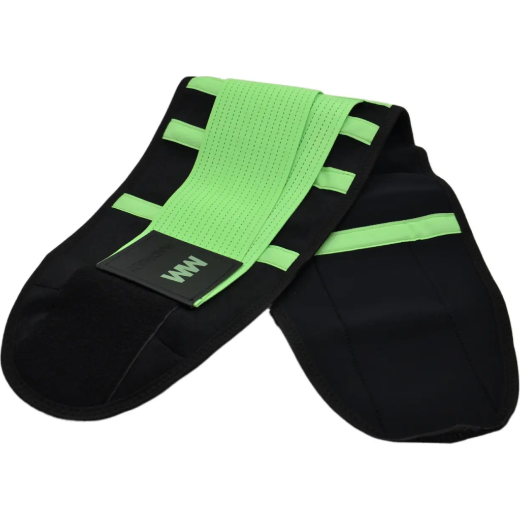 Пояс компресійний MadMax MFA-277 Slimming and Support Belt black/neon green M (MFA-277-GRN_M) - зображення 3