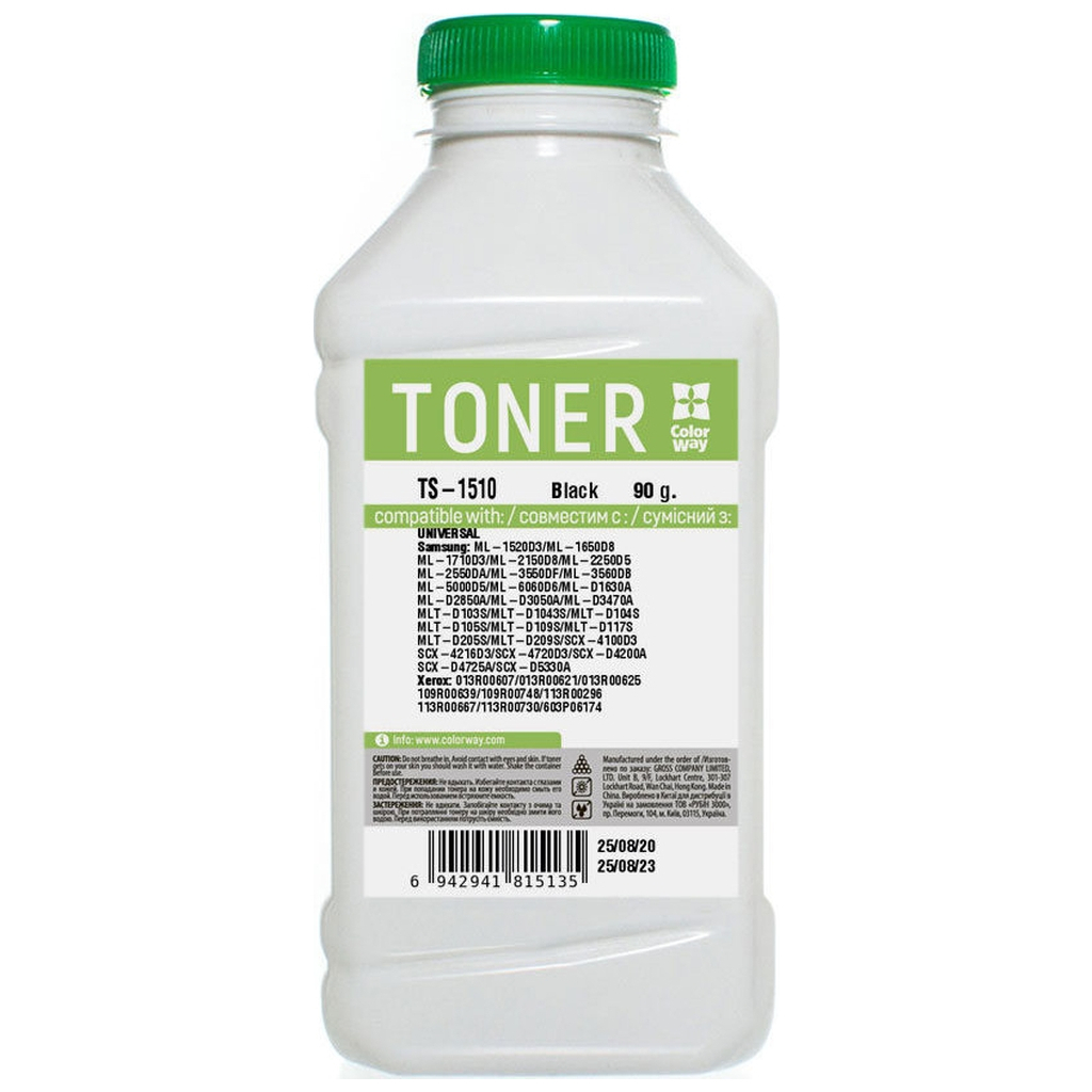 Тонер SAMSUNG ML-1710/1740/1510 /SCX-4100 ColorWay (TS-1510) - изображение 1
