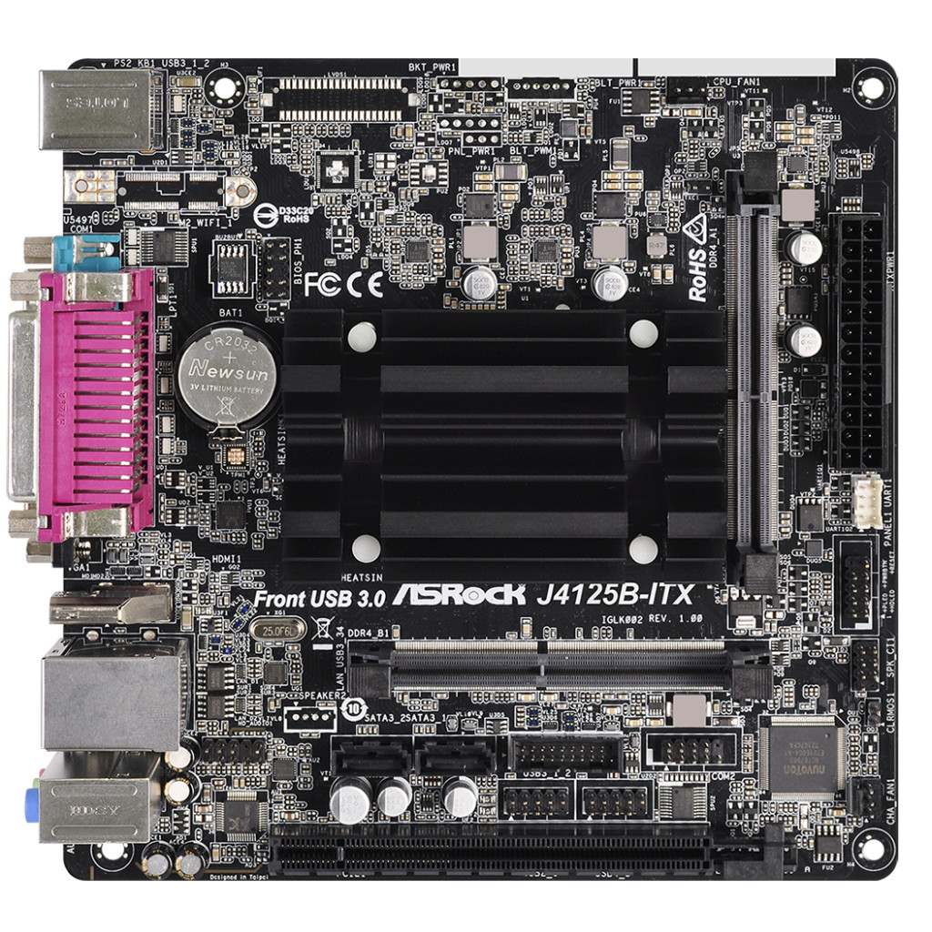 Материнська плата ASRock J4125B-ITX - зображення 1