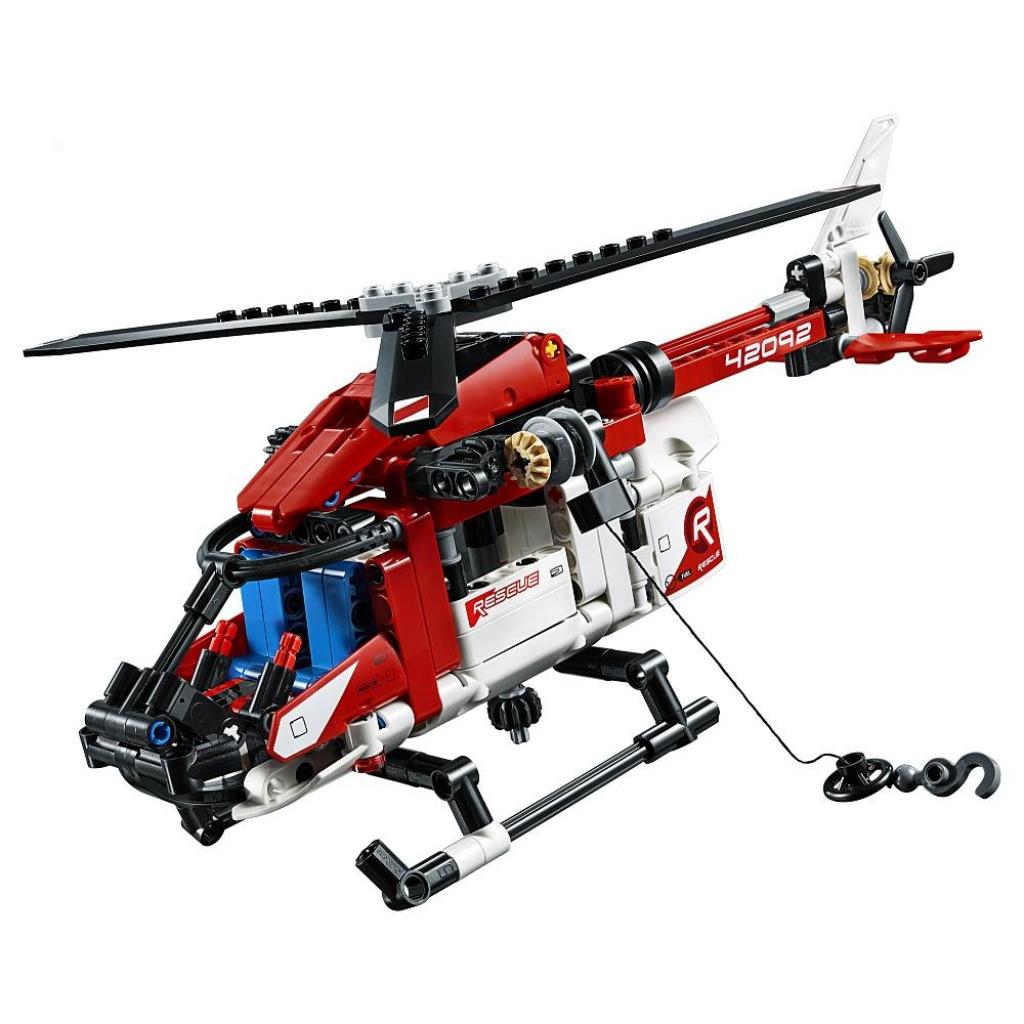 Конструктор LEGO TECHNIC Рятувальний гелікоптер 325 деталей (42092) - зображення 3