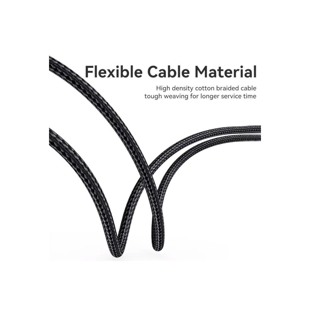 Кабель мультимедійний USB-C to HDMI M 1.5m 4K60Hz Thunderbolt 3 HDCP2.2 black Vention (CRBBG) - изображение 8