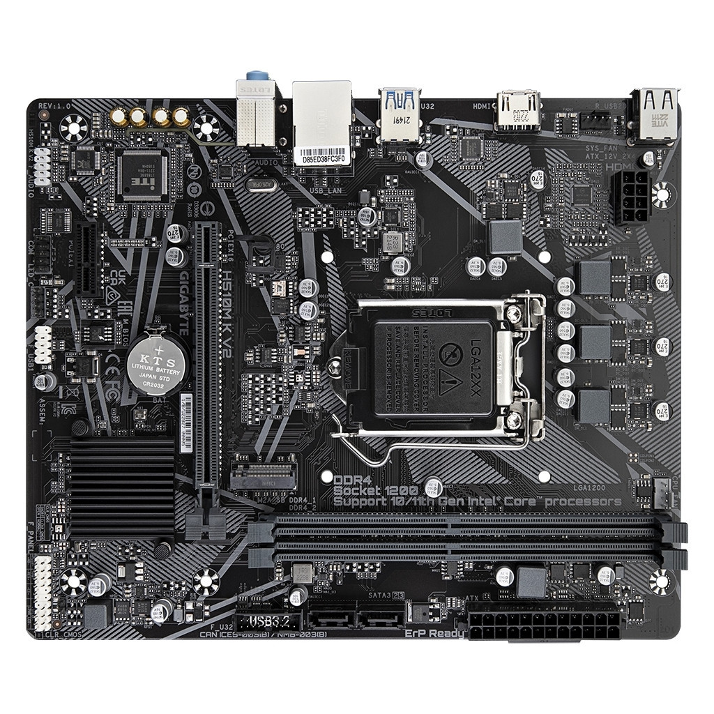 Материнська плата GIGABYTE H510M K V2 - зображення 4