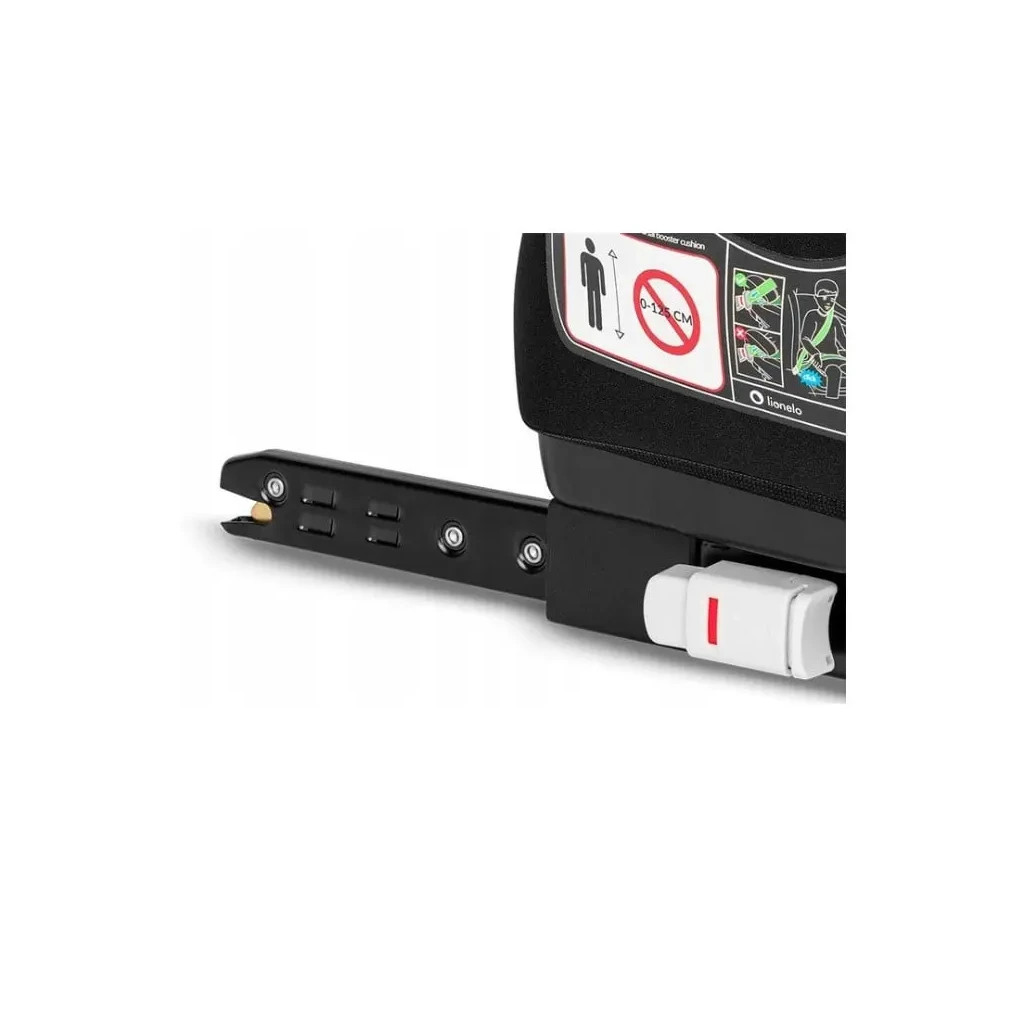 Автокрісло Lionelo Luuk Fix I-Size Luuk бустер Black Carbon (LO-LUUK FIX I-SIZE BLACK CARBON) - зображення 4