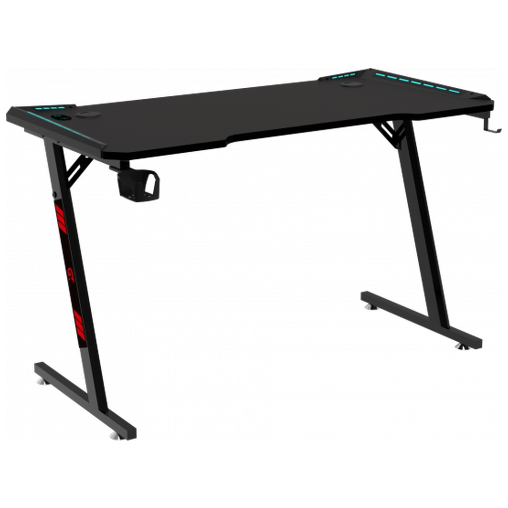 Комп'ютерний стіл GT Racer GT Racer T-1242 (120x60x73) Black (T-1242 (120x60x73) Black) - зображення 2