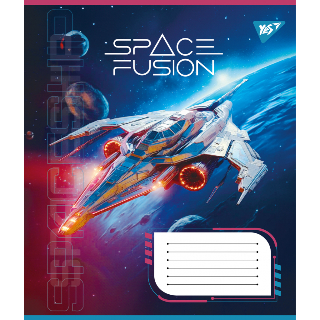 Зошит Yes Space fusion А5 48 аркушів клітинка (767113) - зображення 2