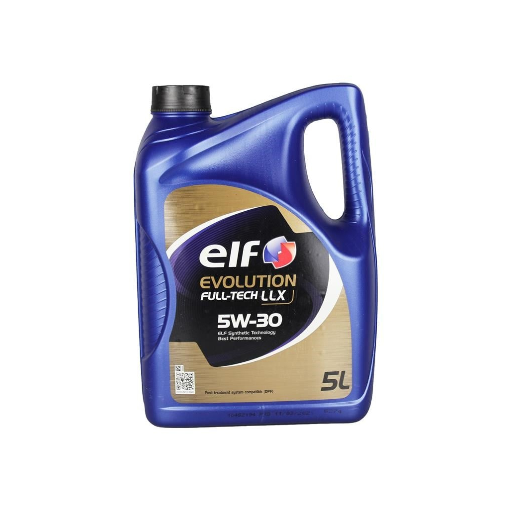 Моторна олива ELF EVOL. FULLTECH LLX 5w30 5л - зображення 1