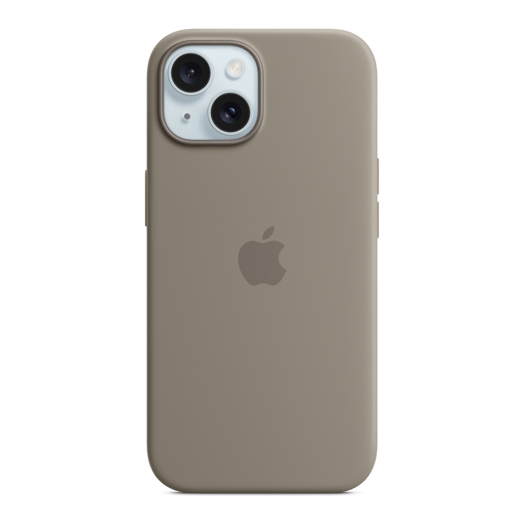 Чохол до мобільного телефона Apple iPhone 15 Silicone Case with MagSafe Clay (MT0Q3ZM/A) - зображення 1