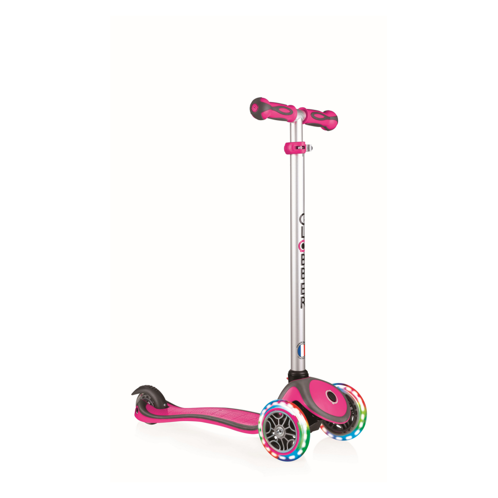 Самокат Globber EVO COMFORT LIGHTS 5 в 1 Рожевий, колеса з підсвіткою (459-110) - зображення 8