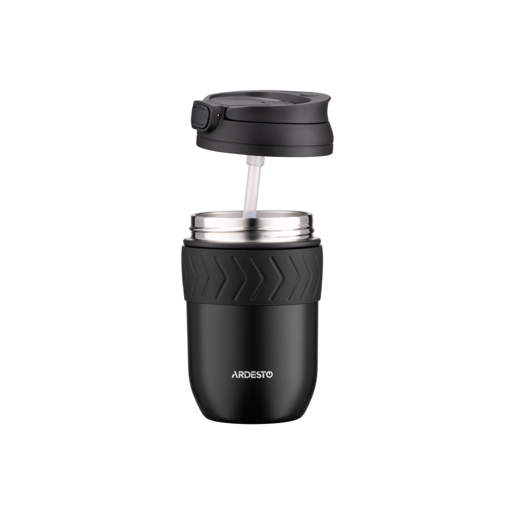 Термокружка Ardesto Cosy 400 мл Чорна (AR2640BT) - зображення 7
