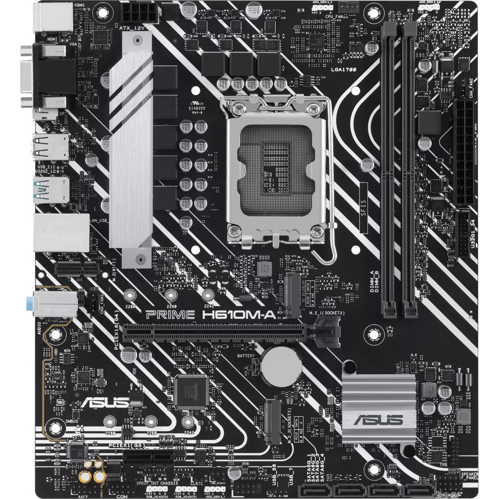 Материнська плата ASUS PRIME H610M-A-CSM - зображення 1
