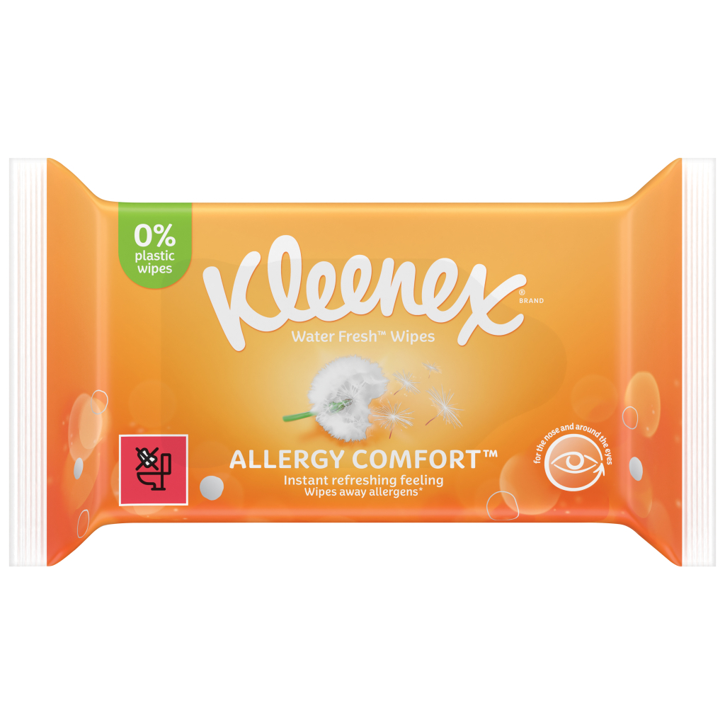 Вологі серветки Kleenex Allergy Comfort 40 шт. (5029053583099) - зображення 1