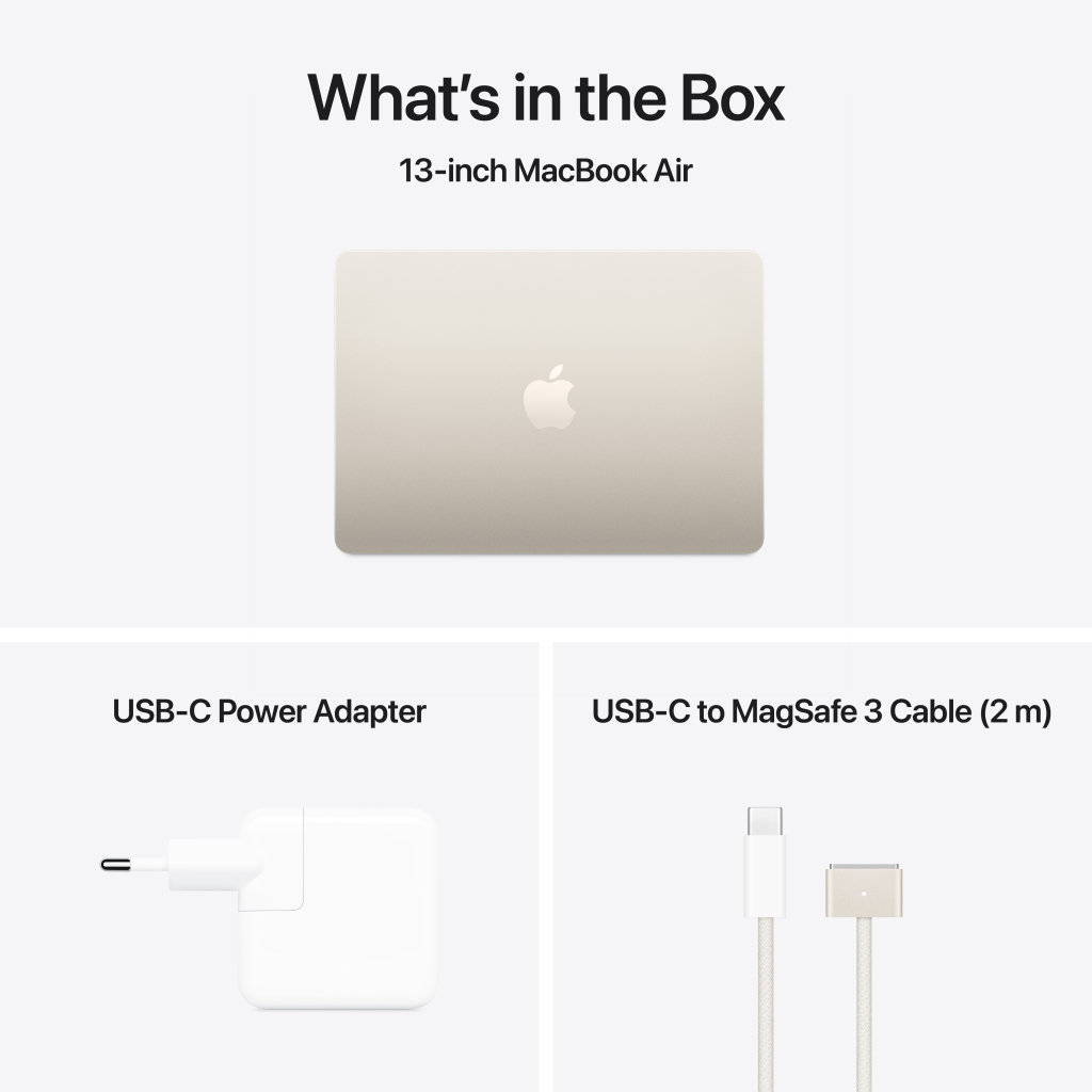 Ноутбук Apple MacBook Air 13 M4 A3240 Starlight (MW103UA/A) - зображення 9