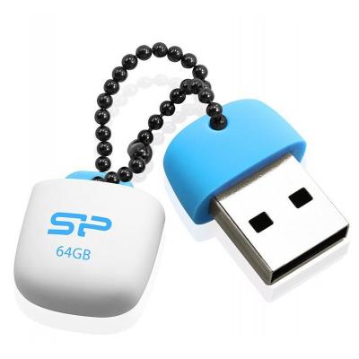 USB флеш накопичувач Silicon Power 64Gb Touch T07 Blue USB 2.0 (SP064GBUF2T07V1B) - зображення 2