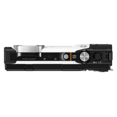 Цифровий фотоапарат Olympus TG-850 White (Waterproof - 10m; iHS) (V104150WE000) - зображення 8
