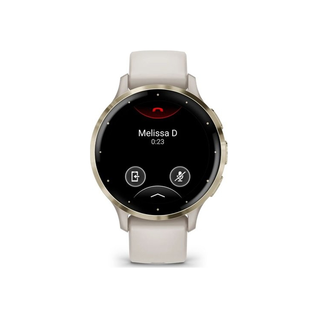 Смарт-годинник Garmin Venu 3S, Ivory + Soft Gold, GPS (010-02785-04) - зображення 2