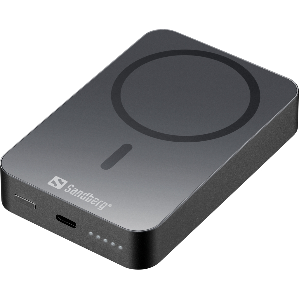 Батарея універсальна Sandberg 10000mAh 20W Magnetic Wireless Qi 15W (420-97) - зображення 1