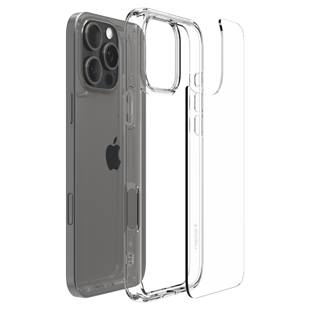 Чохол до мобільного телефона Spigen iPhone 16 Pro Ultra Hybrid Crystal Clear (ACS08121) - зображення 6