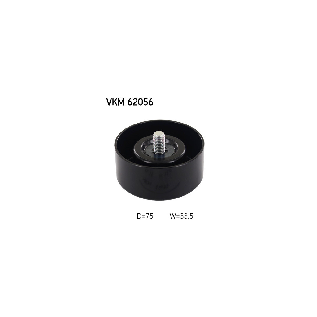 Ролик натягувача ременя SKF VKM 62056 - зображення 1