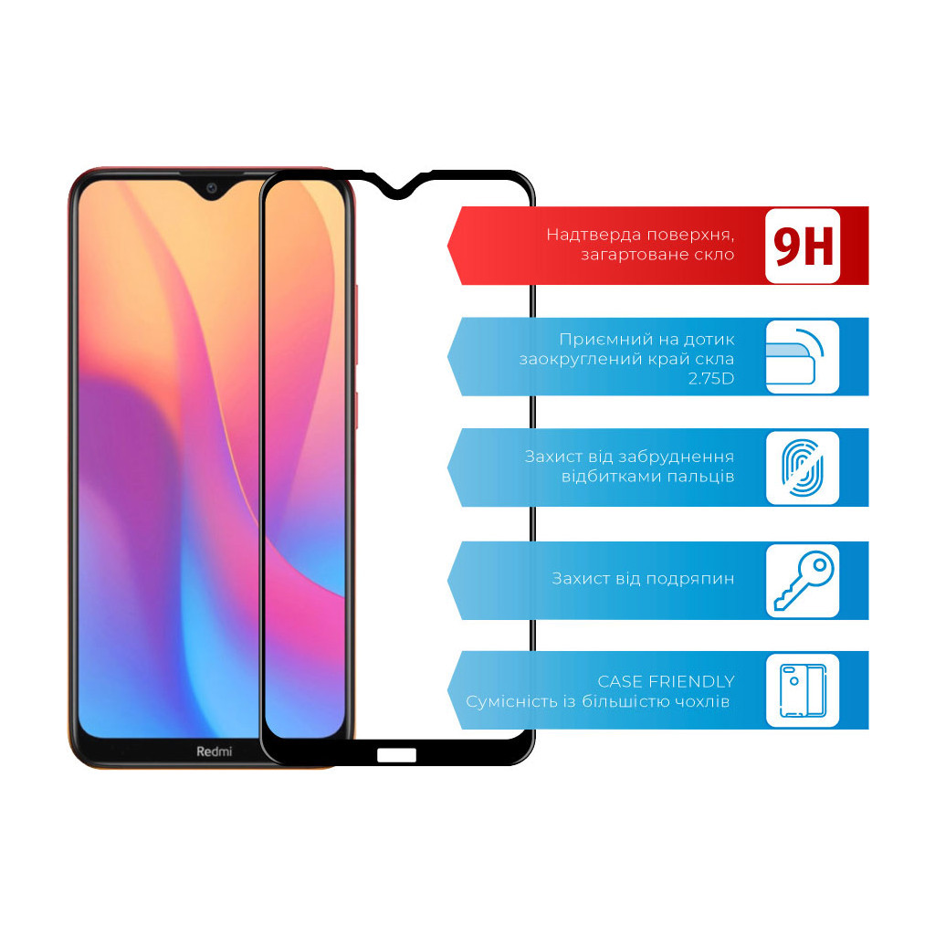 Скло захисне ACCLAB Full Glue Xiaomi Redmi 8A (1283126508745) - зображення 2