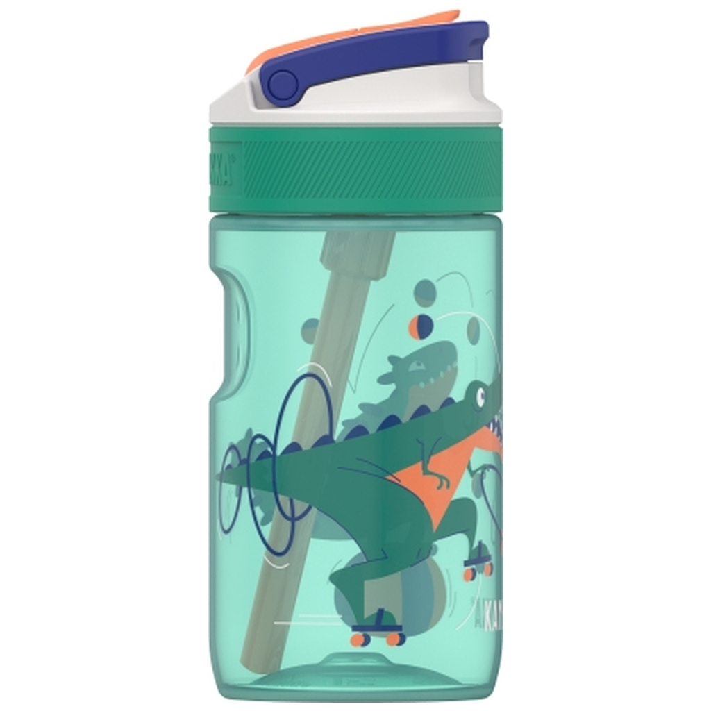 Пляшка для води Kambukka Lagoon 400 мл Juggling Dino світло-зелена (11-04047) - зображення 4