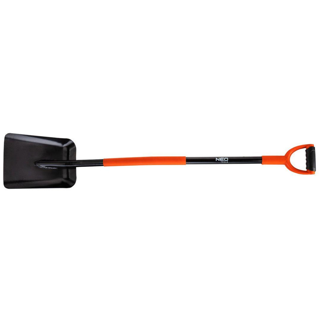 Лопата Neo Tools совкова Neo Tools, руків'я металеве D-подібне, 132см, 2кг (95-011) - зображення 1