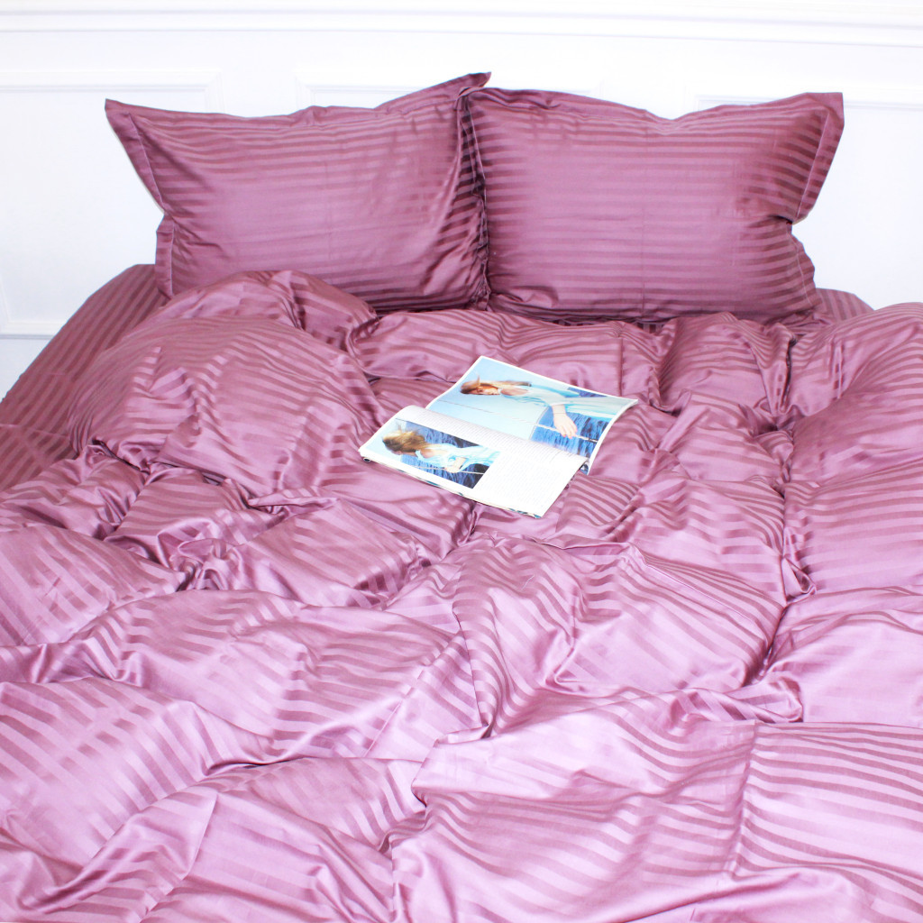 Постільна білизна MirSon Satin 30-0008 SmokyPink 160х220 Сімейний (2200005250334) - зображення 6