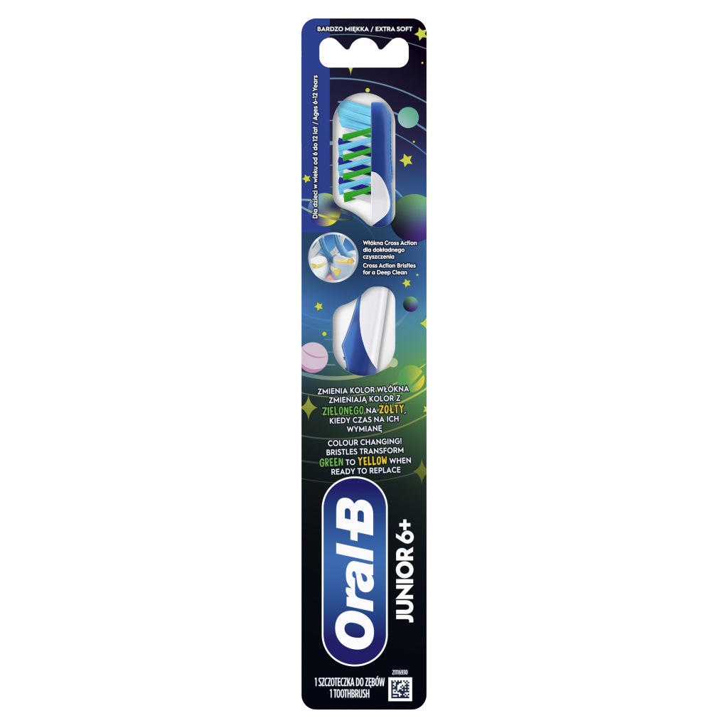 Дитяча зубна щітка Oral-B Junior 6-12 років М'якої жорсткості 1 шт (8700216749466) - зображення 2