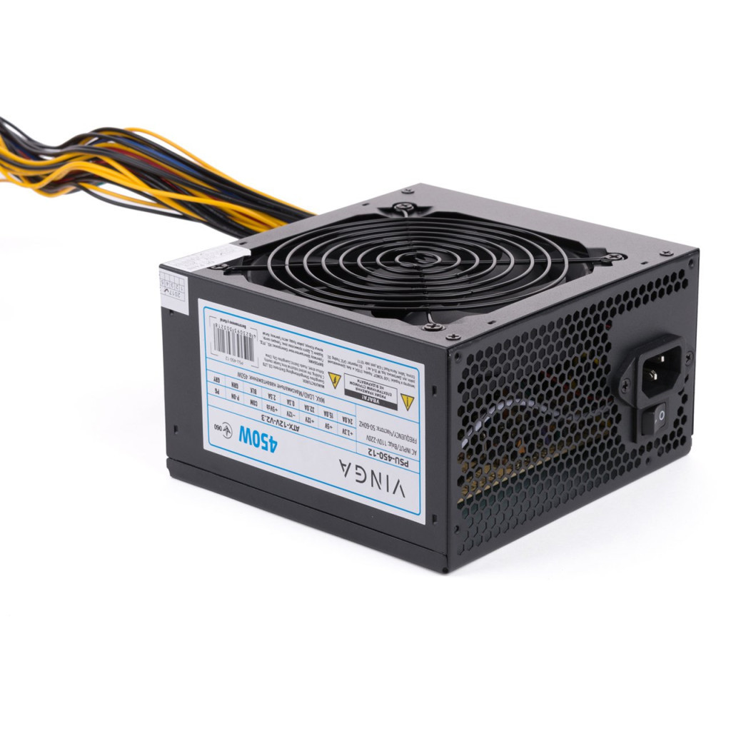 Блок живлення Vinga 450W ОЕМ (PSU-450-12) - зображення 9